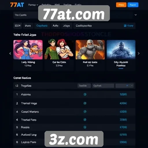 Comparação entre 77at.com e outras plataformas de jogos
