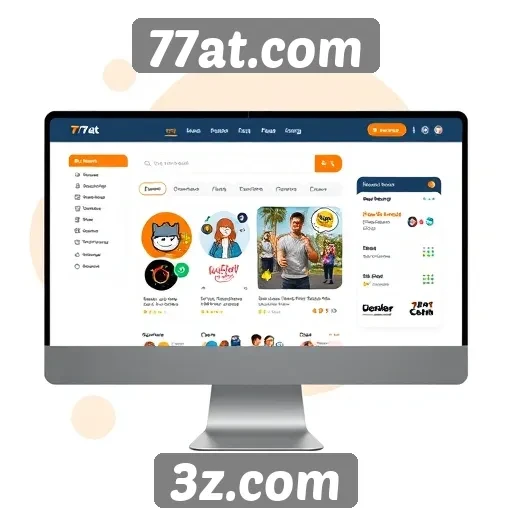 Plataforma 77at.com se destaca pelo design amigável